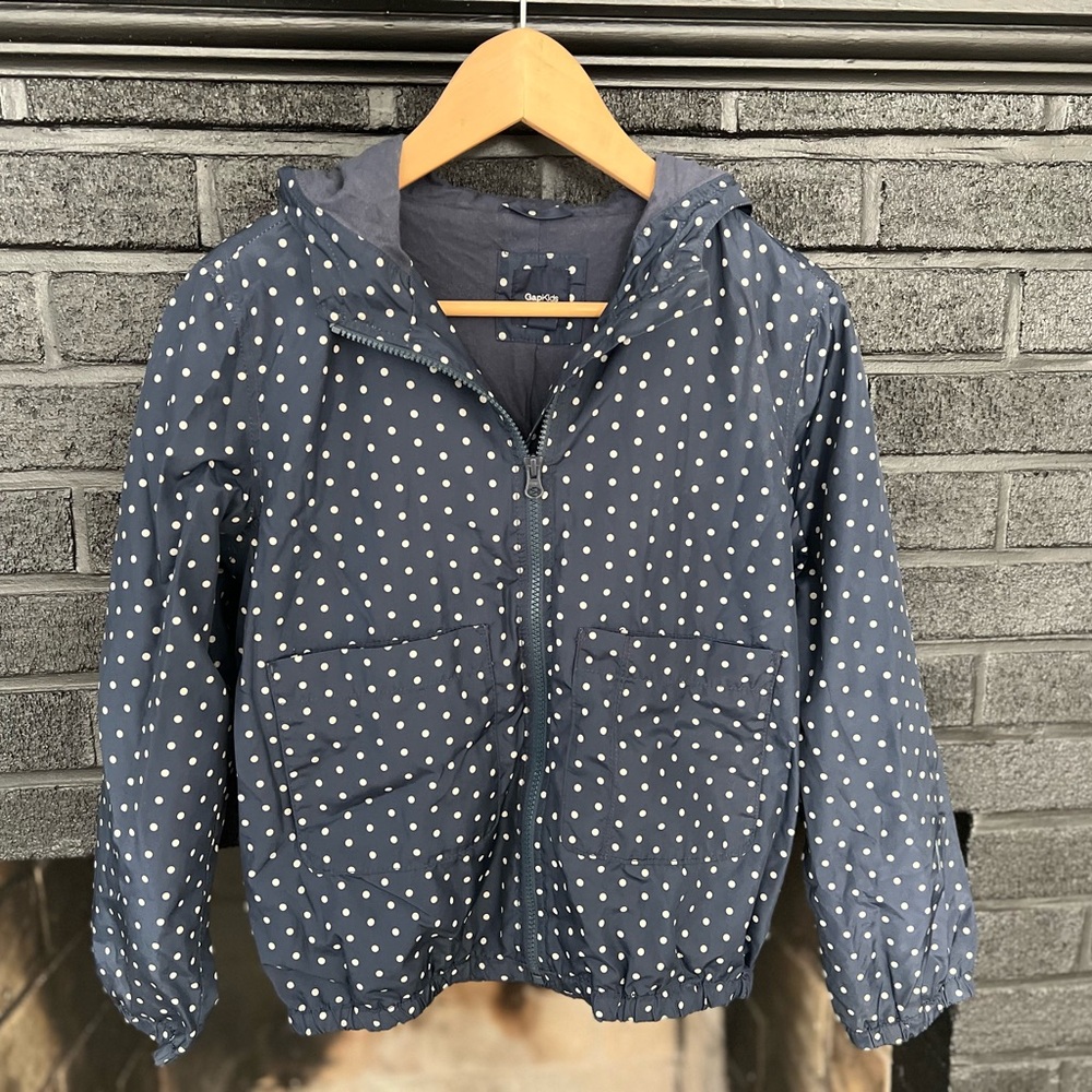 Navy Polka Dot Windbreaker
Jacket Gap sz XL12